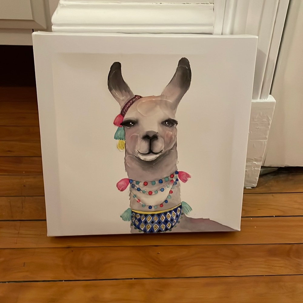 Home Decor - Llama Canvas